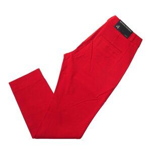 NWT Banana Republic Sloan Fit Skinny in Red Bi-Stretch Slim Ankle Pants 4